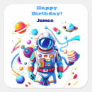 Recherche de explorateur autocollants Astronaute