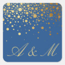 Recherche de gold confetti autocollants Élégant