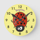 Zoek naar cute ladybug klokken Schattig