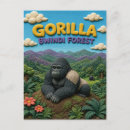 Recherche de gorille cartes postales Gorille des montagnes