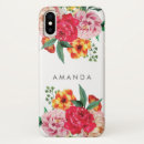 Recherche de pivoine iphone coques Aquarelle
