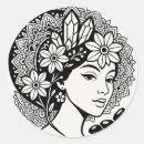 Recherche de divination autocollants Mandala