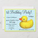 Recherche de rubber ducky invitations Bleu