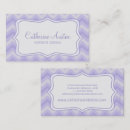Recherche de rayures violettes cartes visite Boutique