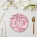 Recherche de motif girly assiettes en papier Abstrait