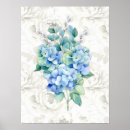 Recherche de hortensias bleus posters Hydrangée bleue