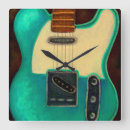 Recherche de guitare électrique horloges Cru