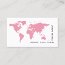 Recherche de travel agent cartes visite Moderne