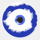 Zoek naar boze ogen stickers Blauw