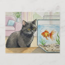 Recherche de poisson chat cartes postales Mignon