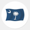 Recherche de la caroline autocollants Drapeau