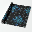 Recherche de hiver papier cadeau Bleu