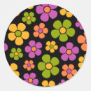 Recherche de rétro floral autocollants Printemps