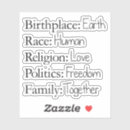 Recherche de de de naissance autocollants Famille