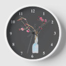 Recherche de fleur de sakura horloges Aquarelle