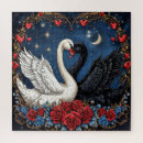 Recherche de cygne blanc puzzles Amour