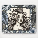Recherche de fleur hawaïenne tapis souris Île