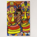 Recherche de tribale puzzles Portrait