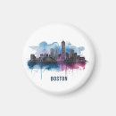Recherche de boston le massachusetts refrigérateur magnets Ville