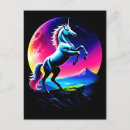 Recherche de cheval fantastique cartes postales Coloré