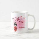 Recherche de poupée kokeshi tasses Sakura