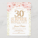 Recherche de pink 30ans anniversaire invitations Aquarelle
