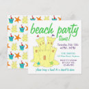 Recherche de château de sable invitations Fête