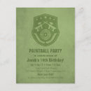 Recherche de de paintball invitations Vert