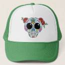 Recherche de skull casquettes Dia de los muertos