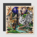 Recherche de la savane africaine invitations Girafe
