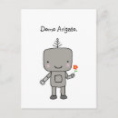 Recherche de robot mignon cartes postales Geek