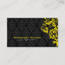 Recherche de jaune noir cartes visite Vintage