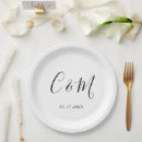 Recherche de mariage assiettes Initiales