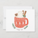 Recherche de marshmallows vœux cartes Hiver