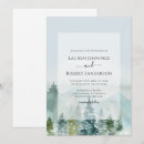Zoek naar pine tree wedding uitnodigingen Waterverf