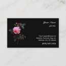 Recherche de bourgeons cartes visite Rose