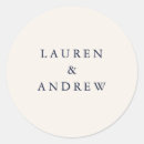 Recherche de faire part de mariage autocollants Minimaliste