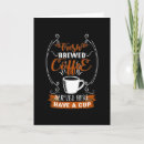 Recherche de citation de café vœux cartes Typographie