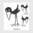 Zoek naar kraai cartoon stickers Schattig