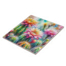 Zoek naar cactussen tegels Waterverf