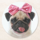 Zoek naar pug onderzetters Grappig
