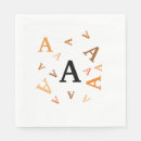 Recherche de lettre monogramme serviettes Noir