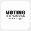 Recherche de discours autocollants Vote