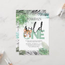 Recherche de motif exotique invitations Vert