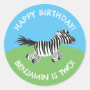 Recherche de dessin zèbre autocollants Mignon