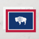 Recherche de drapeau wyoming cartes postales Usa