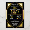 Recherche de 1920s anniversaire invitations Noir