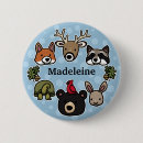 Recherche de animal de forêt badges Pour enfants