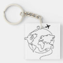 Recherche de carte du monde porteclés Travel