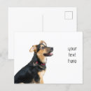Recherche de chiot drôle cartes postales Canin